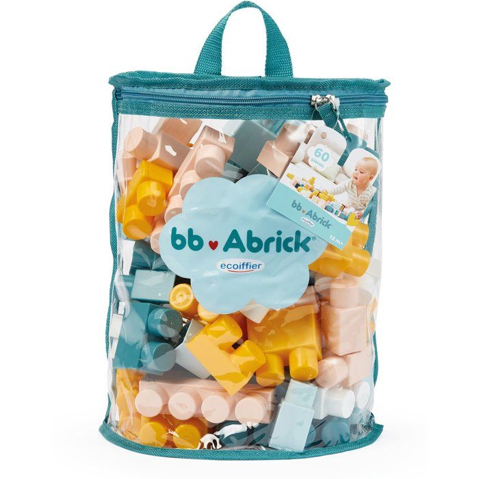 Sac demi-lune - Jeu de construction - ECOIFFIER - BB Abrick - 60 pieces - +12 mois