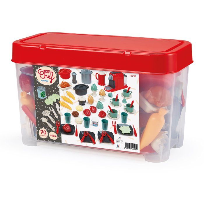 Coffret dinette - ECOIFFIER - 70 pieces - Des 18 mois