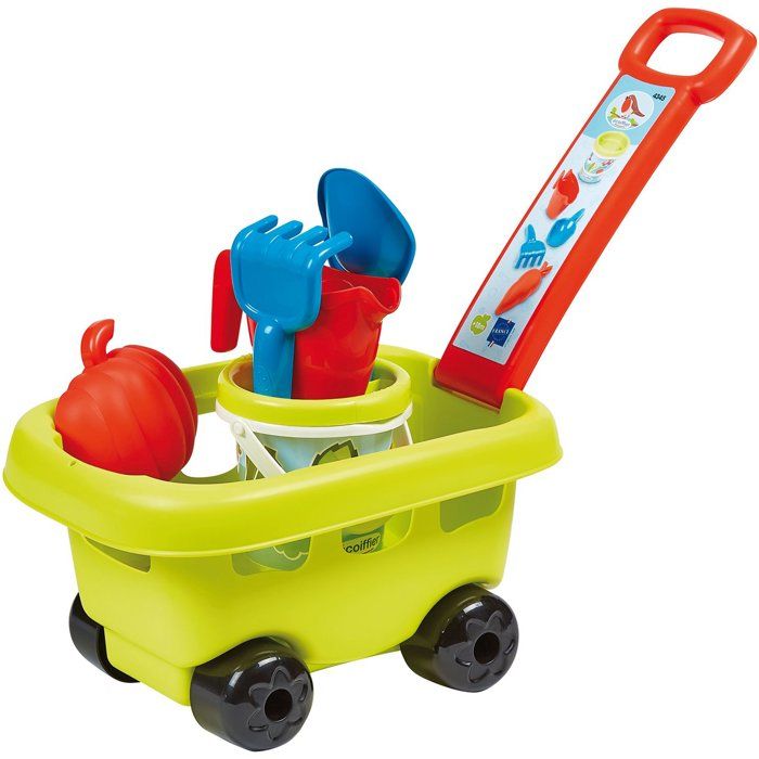 ECOIFFIER Jardin 4345 - Chariot Jardin Garni - 18 mois - Pratique Pour Transporter Ses Outils