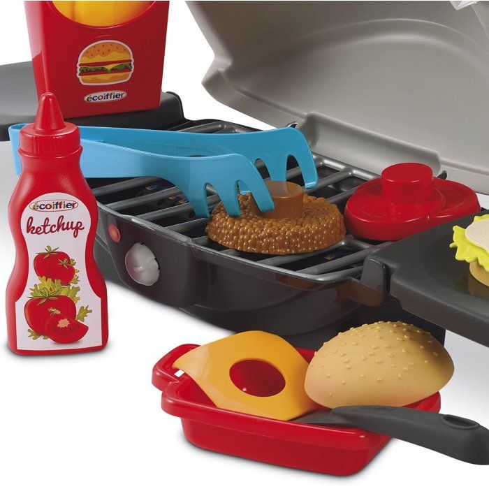 ECOIFFIER Jardin 4665 - Barbecue Burger - 18 mois - Un Petit Barbecue En Famille ?