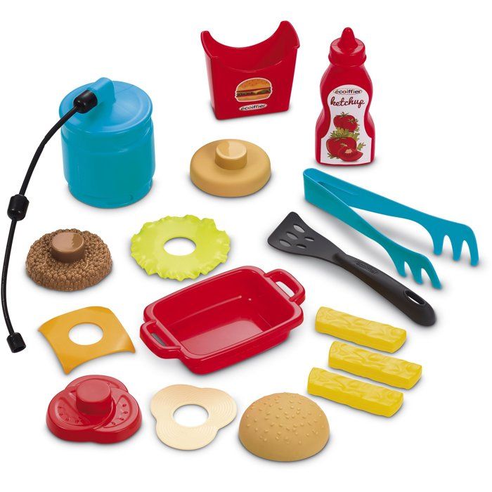 ECOIFFIER Jardin 4665 - Barbecue Burger - 18 mois - Un Petit Barbecue En Famille ?