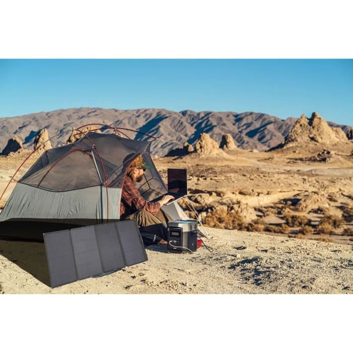 Panneau solaire portable - ECOFLOW - 160W - étanche et pliable