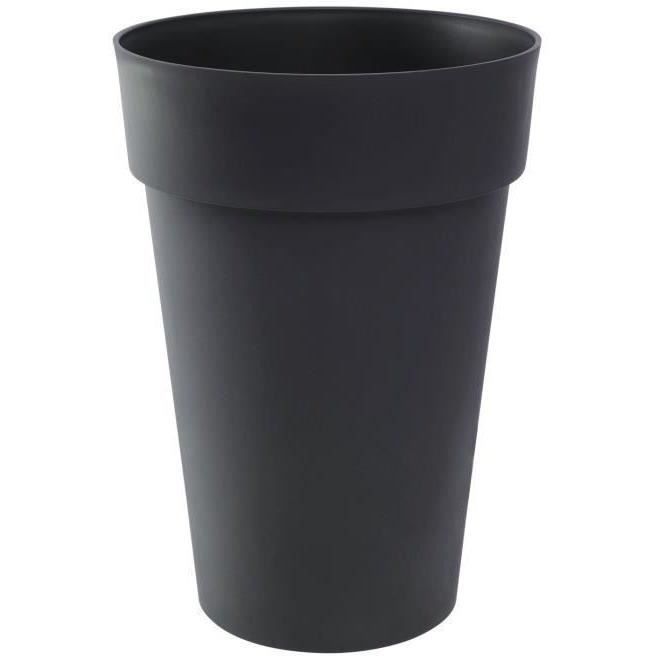 Vase haut Rond Ø 46 cm - EDA - Toscane - 67 L - Ø 46 x H. 65 cm - Gris Anthracite