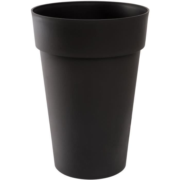 Vase haut Rond Ø 46 cm - EDA - Toscane - 67 L - Ø 46 x H. 65 cm - Gris Anthracite