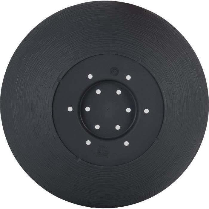 Pot vasque Ø 40 cm - EDA - Graphit Up - 14,9 L - Intérieur / Extérieur - Ø 40 x H. 16,5 cm - Gris Anthracite