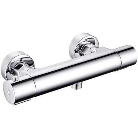 Mitigeur thermostatique de douche - EDOUARD ROUSSEAU - Garance 3 - Corps froid - Adapté a toute production d'eau chaude - Chromé