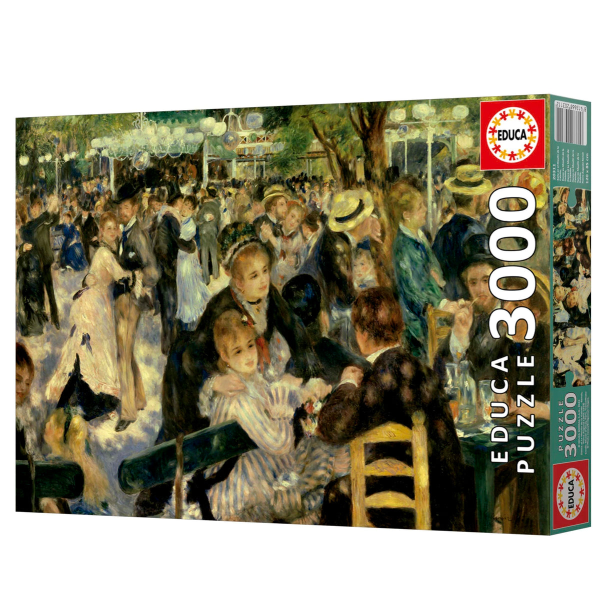 Puzzle - EDUCA - Danse Au Moulin De La Galette - 3000 pieces - 120 x 85 cm - a partir de 15 ans