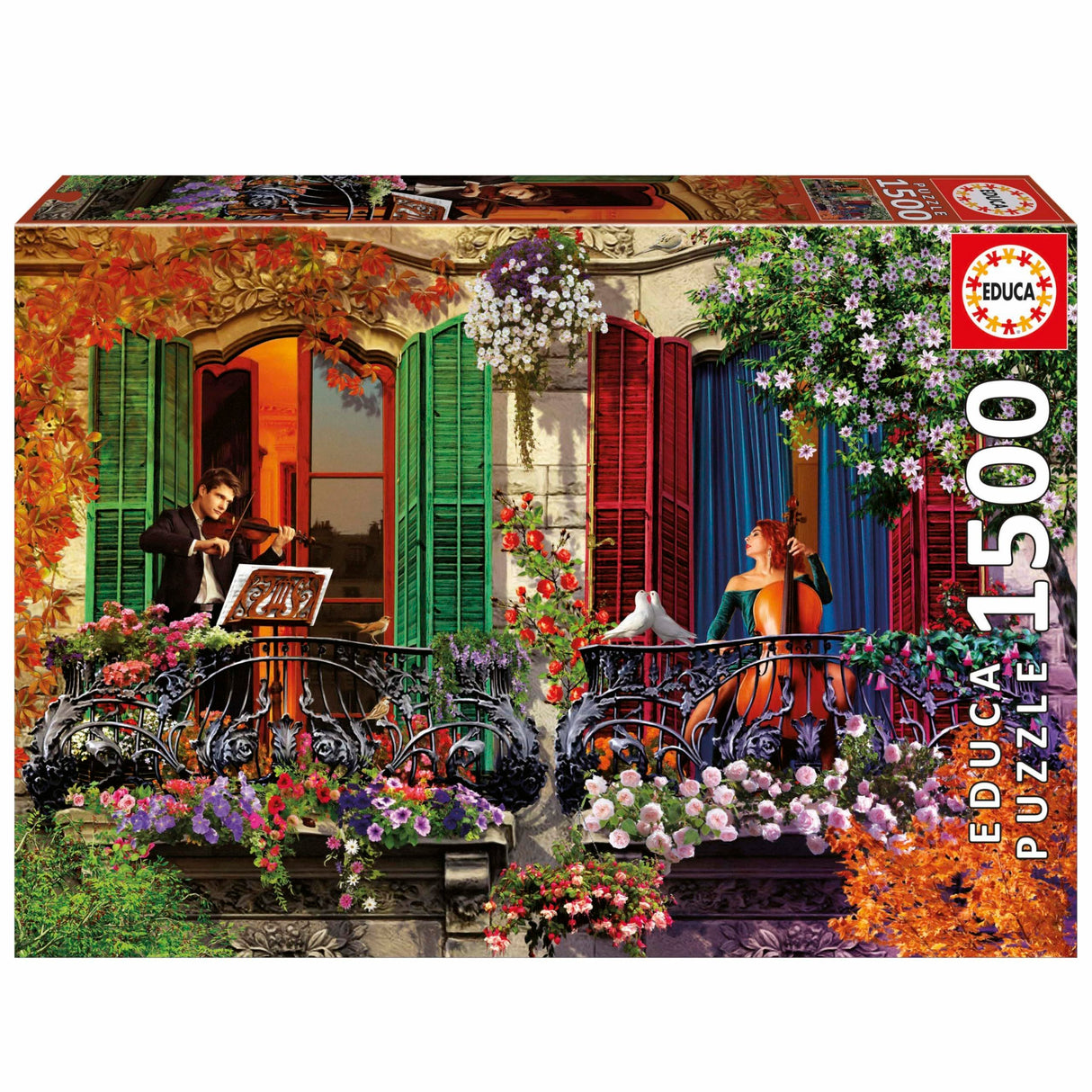 Puzzle - EDUCA - Sérénade - 1500 pieces - 85 x 60 cm - Pour adultes - Theme tableaux