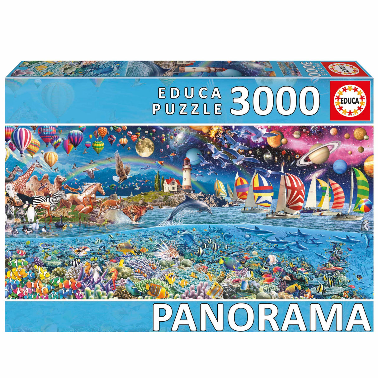 Puzzle - EDUCA - Vie Panorama - 3000 pieces