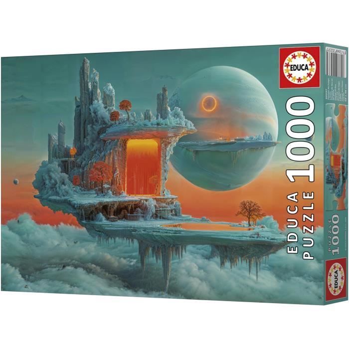 Puzzle - EDUCA - Planete de Feu et de Glace - 1000 pieces - 48 x 68 cm - a partir de 12 ans