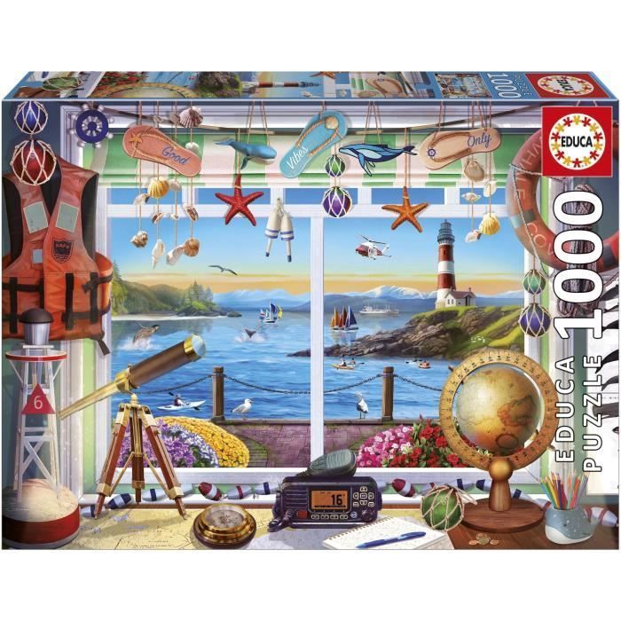 Puzzle - EDUCA - Vie partuaire - 1000 pieces - 68x48 cm - Pour adultes - Theme nature