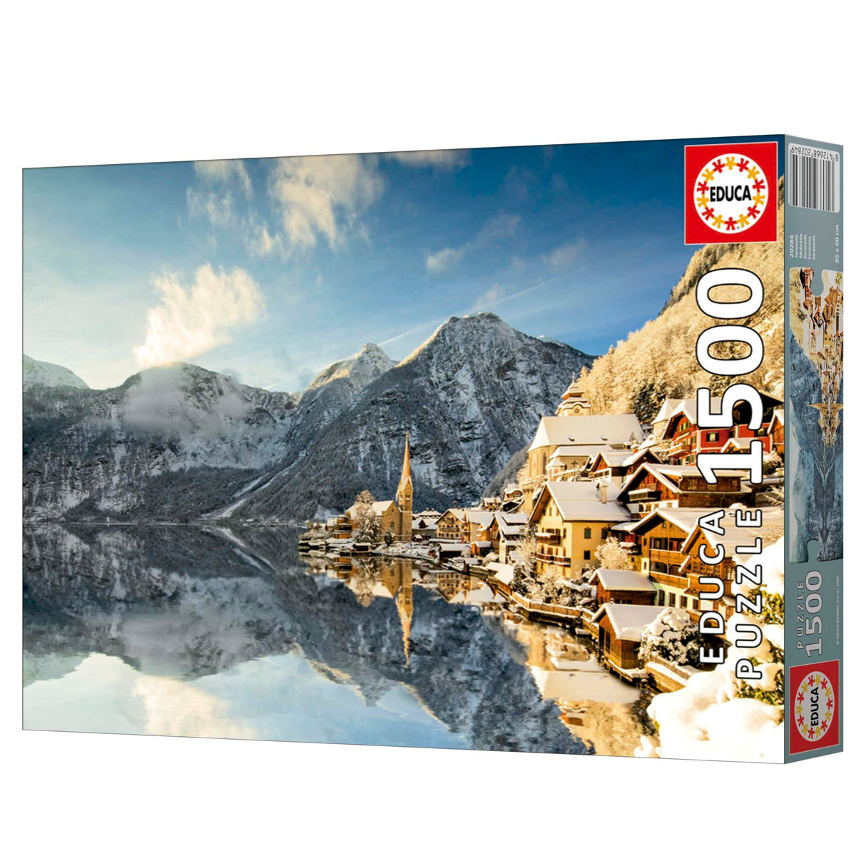 Puzzle - EDUCA - Hallstatt Hiver - 1500 pieces - Paysage - 85 x 60 cm - Adulte