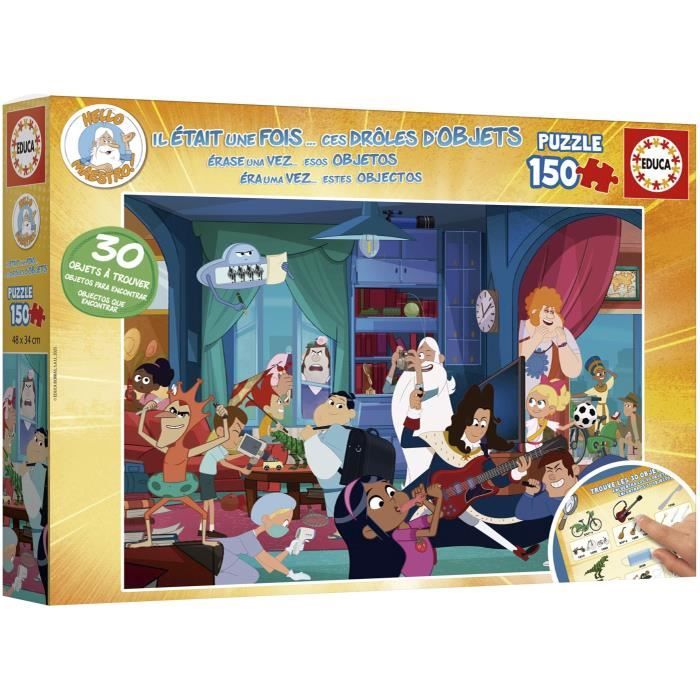 Puzzle - EDUCA - Il était une fois... Ces drôles d´objets - 150 pieces