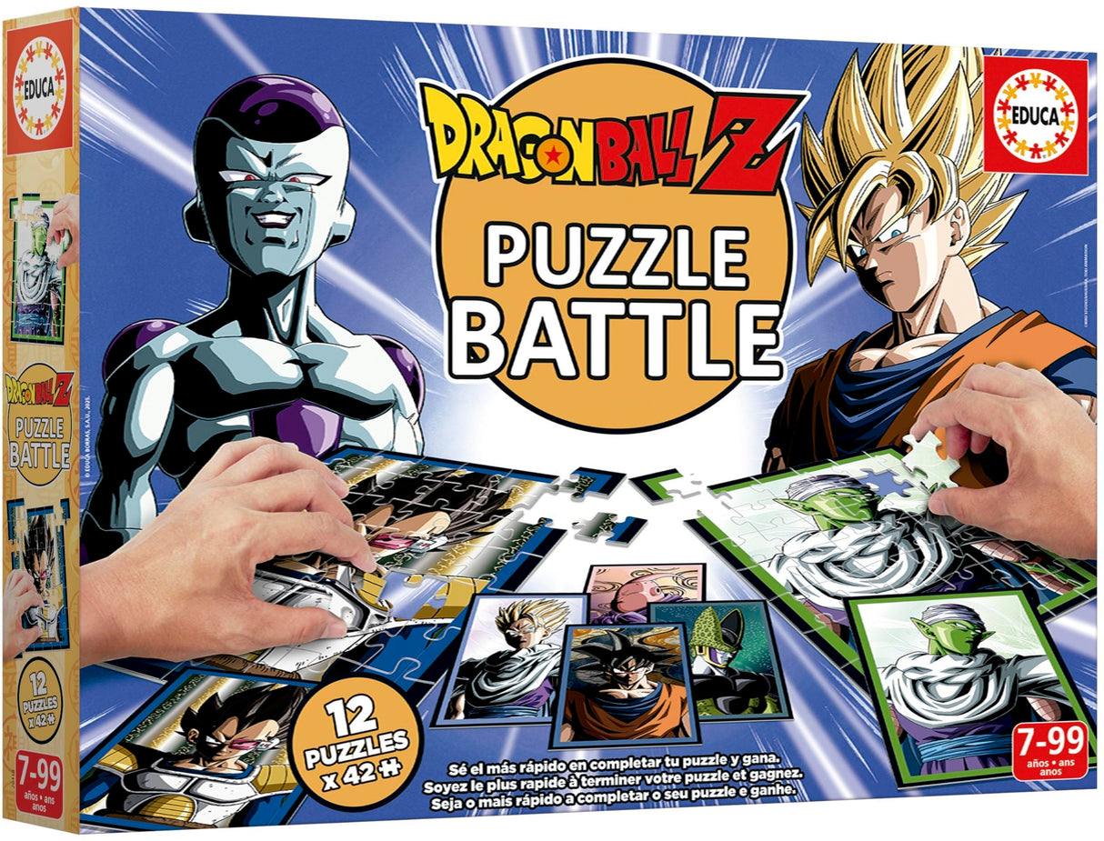 Puzzle - EDUCA - Battle Dragon Ball Z - 12 puzzles