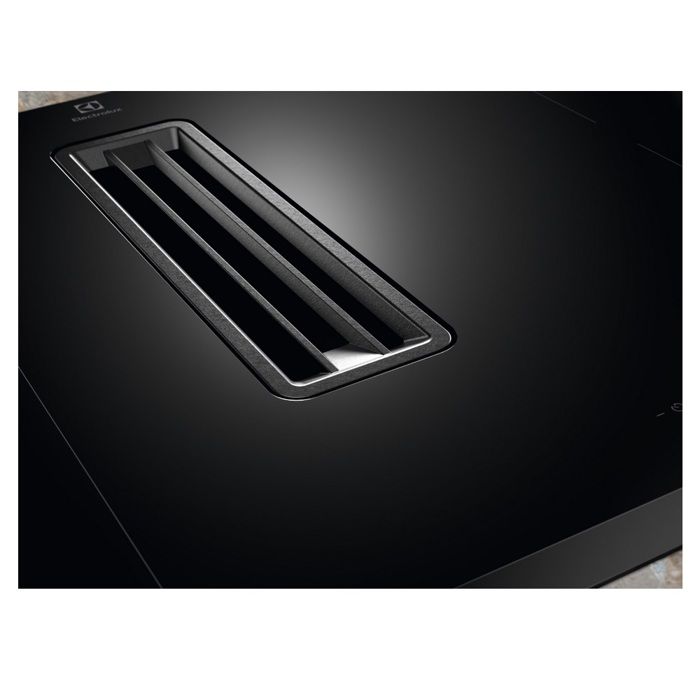 Plaque de cuisson aspirante a induction - ELECTROLUX - 4 foyers - 78 x 52 cm - KCC83443
