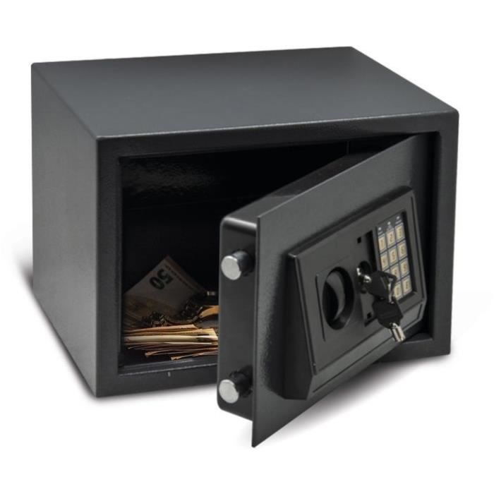 Coffre fort électronique - Work Men Security - CFE253525 - Dimensions extérieur 25 x 35 x 25 cm