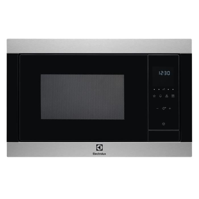 Micro-ondes encastrable - ELECTROLUX - CMS4253TMX - Inox anti-trace - 23l - Grill - H 388 x L 595 x P 400 mm