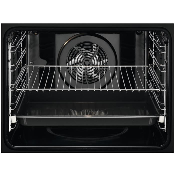 Four encastrable - Pyrolyse - Chaleur tournante pulsée - ELECTROLUX EOF6P46Z - Porte froide - 45 recettes pré-programmées