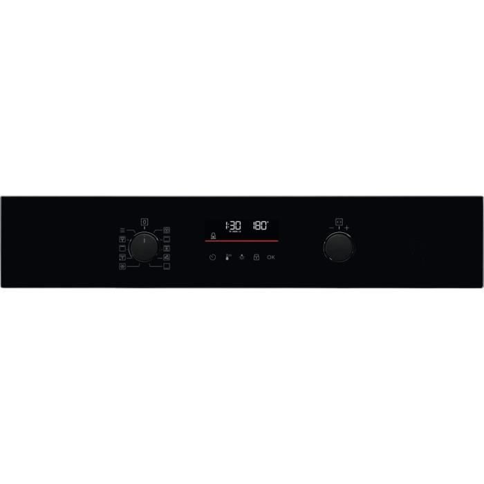 Four encastrable - Pyrolyse - Chaleur tournante pulsée - ELECTROLUX EOF6P46Z - Porte froide - 45 recettes pré-programmées