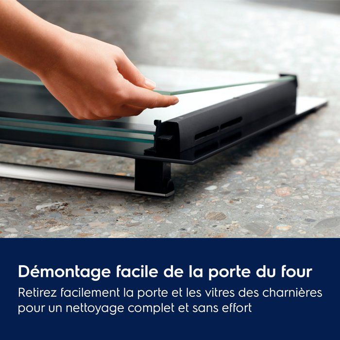 Four Pyrolyse - Chaleur tournante pulsée - ELECTROLUX EOF8P08X - 99 recettes automatiques - Interface tactile - Porte froide
