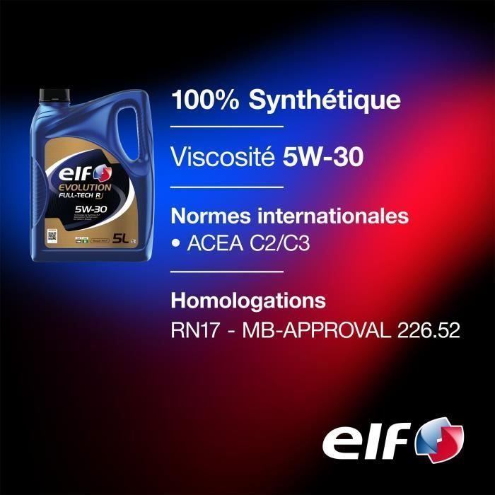 Huile moteur - ELF - Evolution FULL-TECH R 5W-30 - 5L