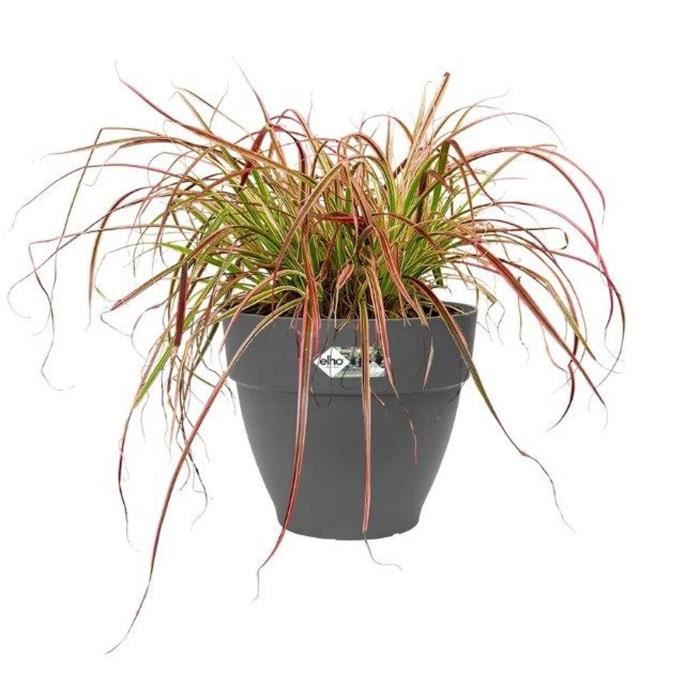 ELHO Pot de fleurs rond Vibia Campana - Ř 55 x H 47 cm - Extérieur - 100% recyclé - Noir