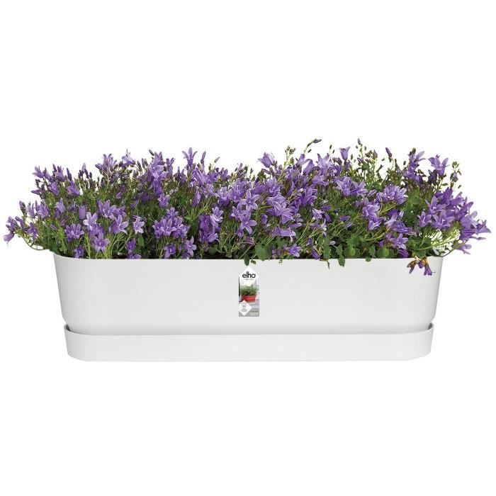 ELHO Jardiniere ovale GREENVILLE - Plastique recyclé - Ø70 x H 18,48 cm - Leaf Green