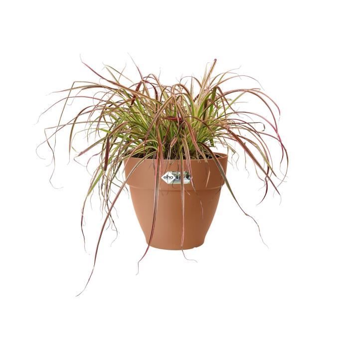 ELHO Pot de fleurs rond Vibia Campana - Ø 55 x H 47 cm - Extérieur - 100% recyclé - Marron