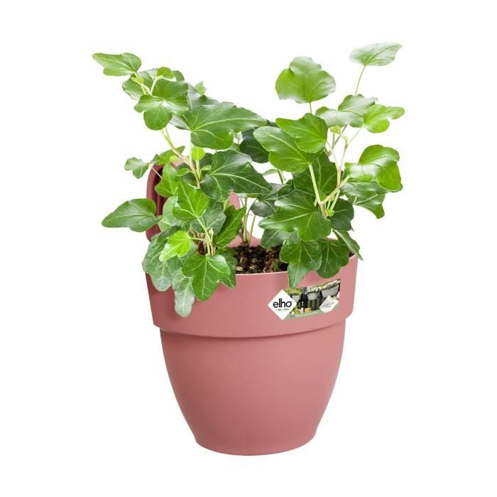 ELHO Pot de fleurs/Balconniere Vibia Campana Easy Hanger Small - Balcon extérieur - L 24.1 x W 20.5 x H 26.5 cm - Rose Poussiere