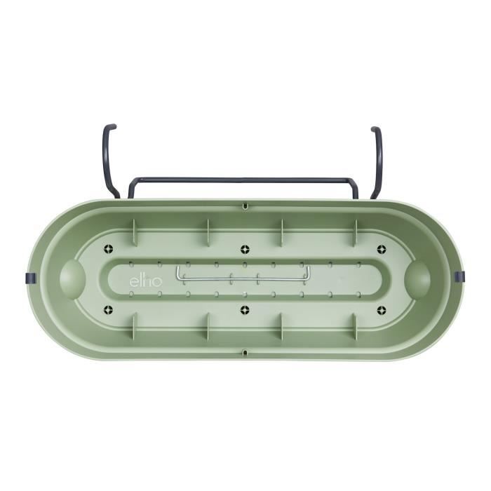 ELHO Balconniere Vibia Campana Allin1 50 - L 50 x W 26 x H 17 cm - Balcon - 100% recyclé - Vert