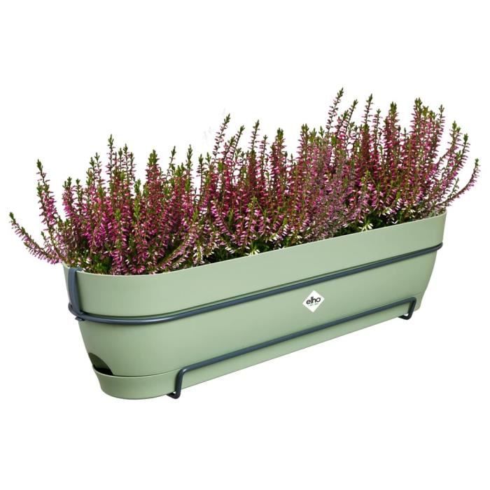 ELHO Balconniere Vibia Campana Allin1 70 - L 70 x W 26 x H 17 cm - Balcon - 100% recyclé - Vert