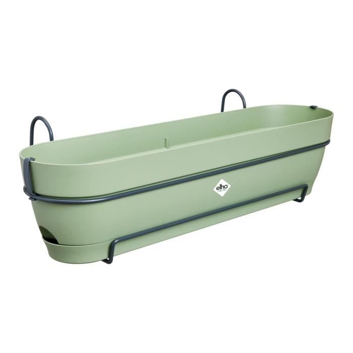 ELHO Balconniere Vibia Campana Allin1 70 - L 70 x W 26 x H 17 cm - Balcon - 100% recyclé - Vert