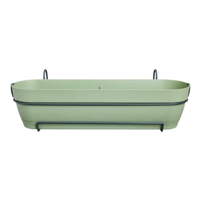 ELHO Balconniere Vibia Campana Allin1 70 - L 70 x W 26 x H 17 cm - Balcon - 100% recyclé - Vert