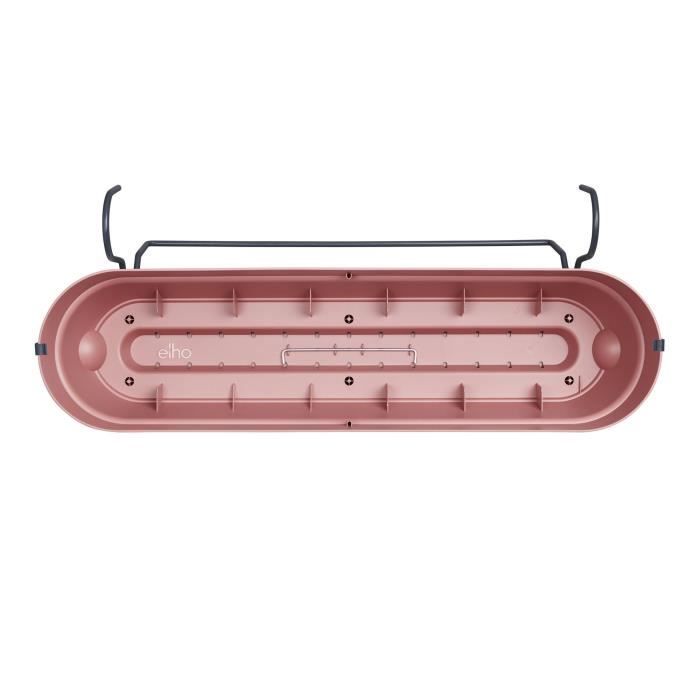 ELHO Balconniere Vibia Campana - Plastique - Réservoir - 70 x 26 x H17,7 cm - Rose Poussiere