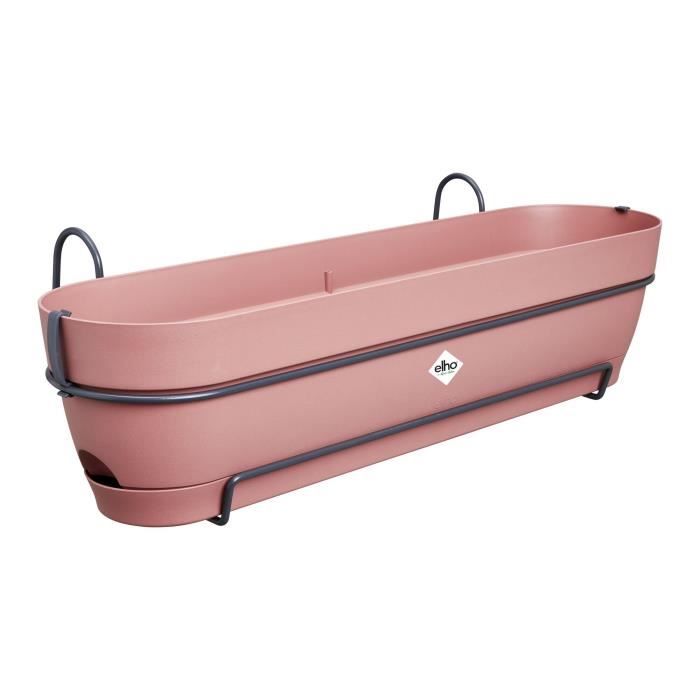 ELHO Balconniere Vibia Campana - Plastique - Réservoir - 70 x 26 x H17,7 cm - Rose Poussiere