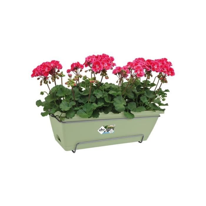 ELHO Balconniere Barcelona Allin1 - L 50 x B 28 x H 19 cm - Balcon, extérieur - 100% recyclé - Vert