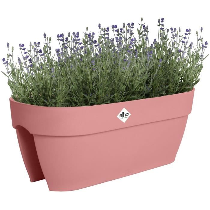 ELHO Balconniere Vibia Campana Flower Bridge 60 - Rose - L 26 x W 59 x H 22 cm - Balcon/Extérieur - 100% recyclé