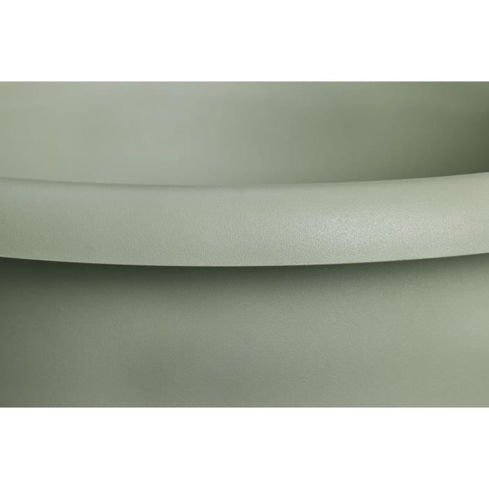 ELHO Pot de fleurs Amiga Rond 25 - Vert - Ø 24.5 x H 18 cm - Extérieur - 100% recyclé