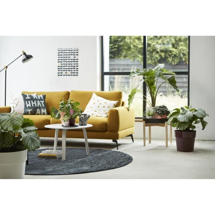 ELHO Pot de fleurs B.FOR ORIGINAL rond - 7,9L - Ø 25 x 23 cm - Ocre