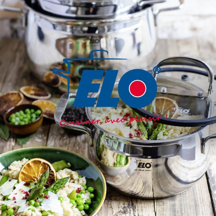 Lot de 2 faitouts - FACKELMANN - Elo Brillant - Acier inoxydable - Sans PFAS - 12 et 14 cm