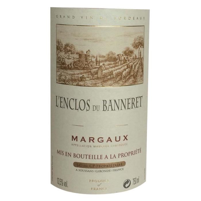 L'Enclos du Banneret 2021 Margaux - Vin rouge de Bordeaux