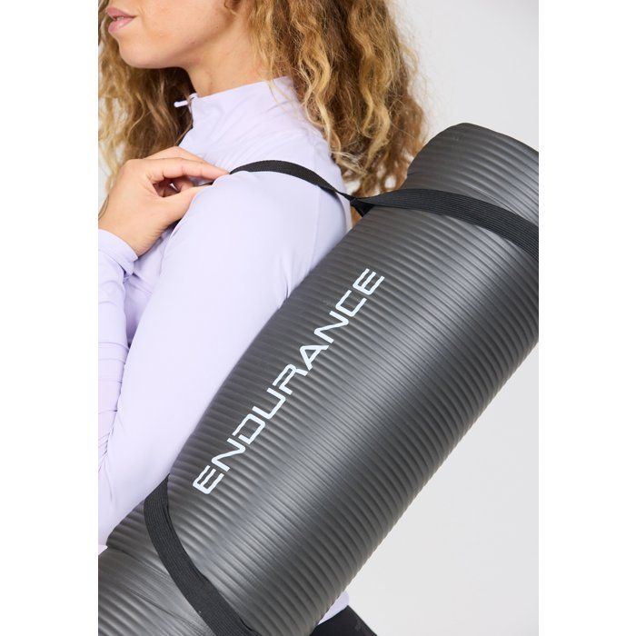 Tapis de Yoga - ENDURANCE - 4 mm - Noir