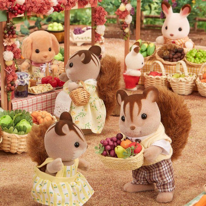 La famille Écureuil Roux - Sylvanian Families - 4172