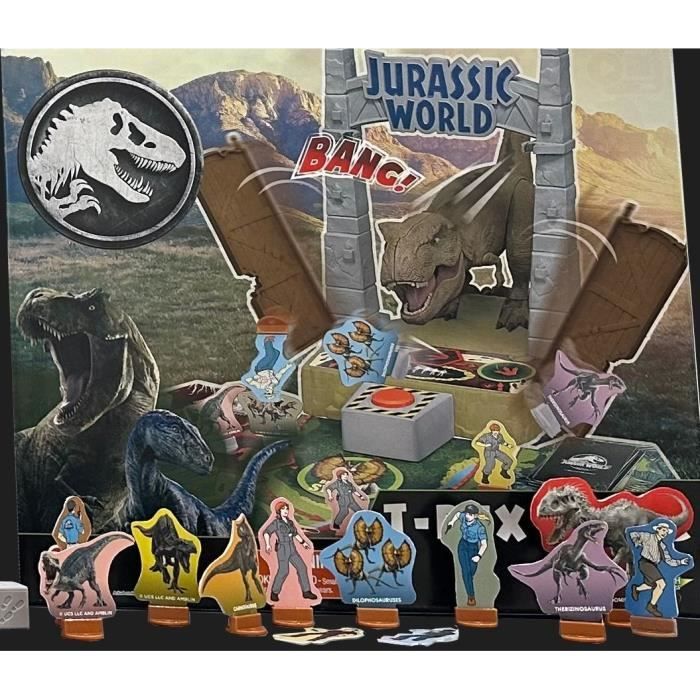 Jeu de société avec figurine T-Rex - EPOCH - Jurassic World T-Rex Escape