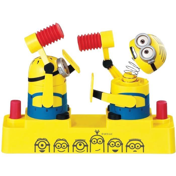 Jeu d'Adresse - EPOCH GAMES - Minions Hammer POP - Tape sur la Tete du Minion, Gagne le Point !