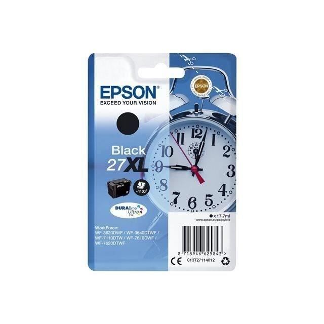 EPSON Cartouche d'encre T2711 XL Noir - RÈveil (C13T27114012)
