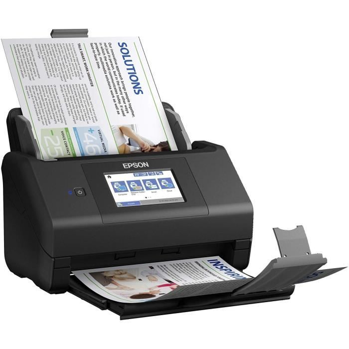 Scanner de documents de bureau EPSON ES-580W - Recto-verso automatique - 600 Dpi - Wi-Fi Direct