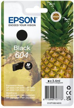 Encre - EPSON - Ananas 604 - Noir - Originale - 150 pages