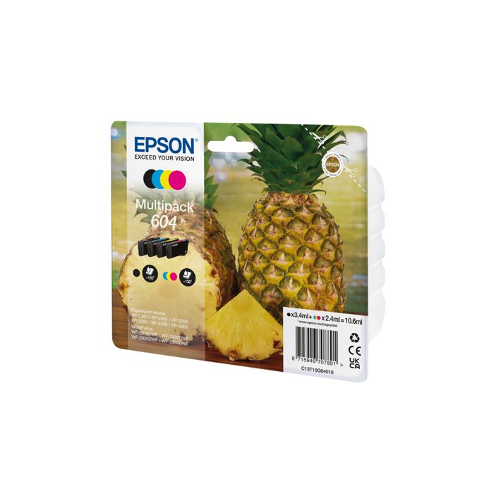Encre - EPSON - Multipack 4 couleurs - 10,6ml par cartouche - Compatible Expression Home XP-4200