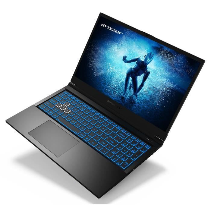 PC Portable Gamer ERAZER Deputy P60i MD62641 - Windows 11 - 15,6 FHD IPS 144Hz - RTX 4060 - Core i7-12650H - RAM 16Go - 1To SSD